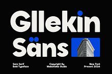 Gllekin - Modern Sans Serif Typeface