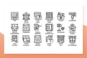 Banking Icons, an Outline Icon by Becris (Thumbnail 3 of 3)