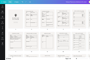 Podcast Planner Canva Template, a Presentation Template by HelloKarla (Thumbnail 7 of 7)
