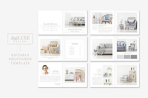 Interior Design Lookbook Template