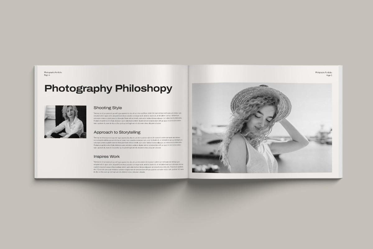 Photographer Portfolio Landscape, a Brochure Template by Pixelpick (Photo 3 of 9)