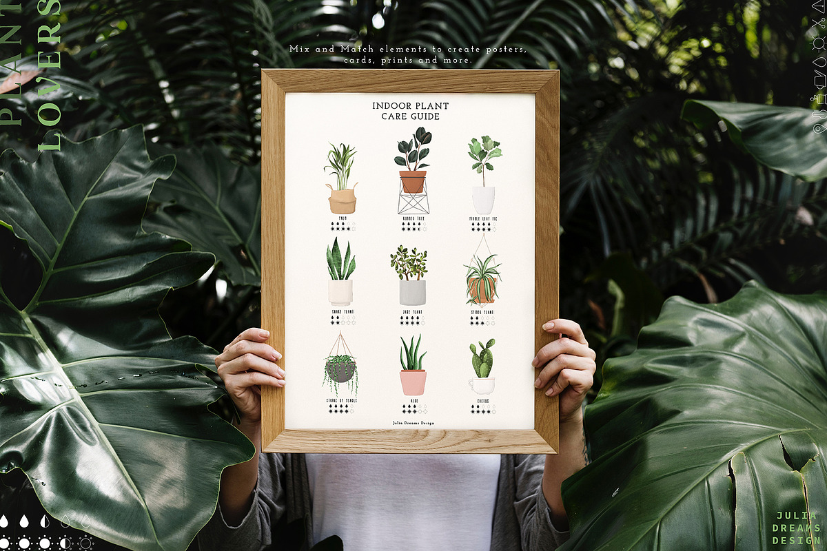 Plant Lovers Collection, a Texture Illustration by Julia Dreams (Photo 3 of 12)