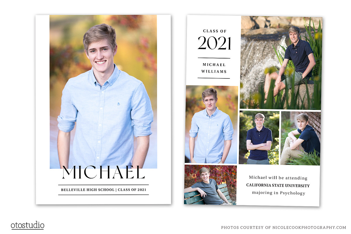 Graduation Card Template 2021 Senior, a Card Template by OtoStudio