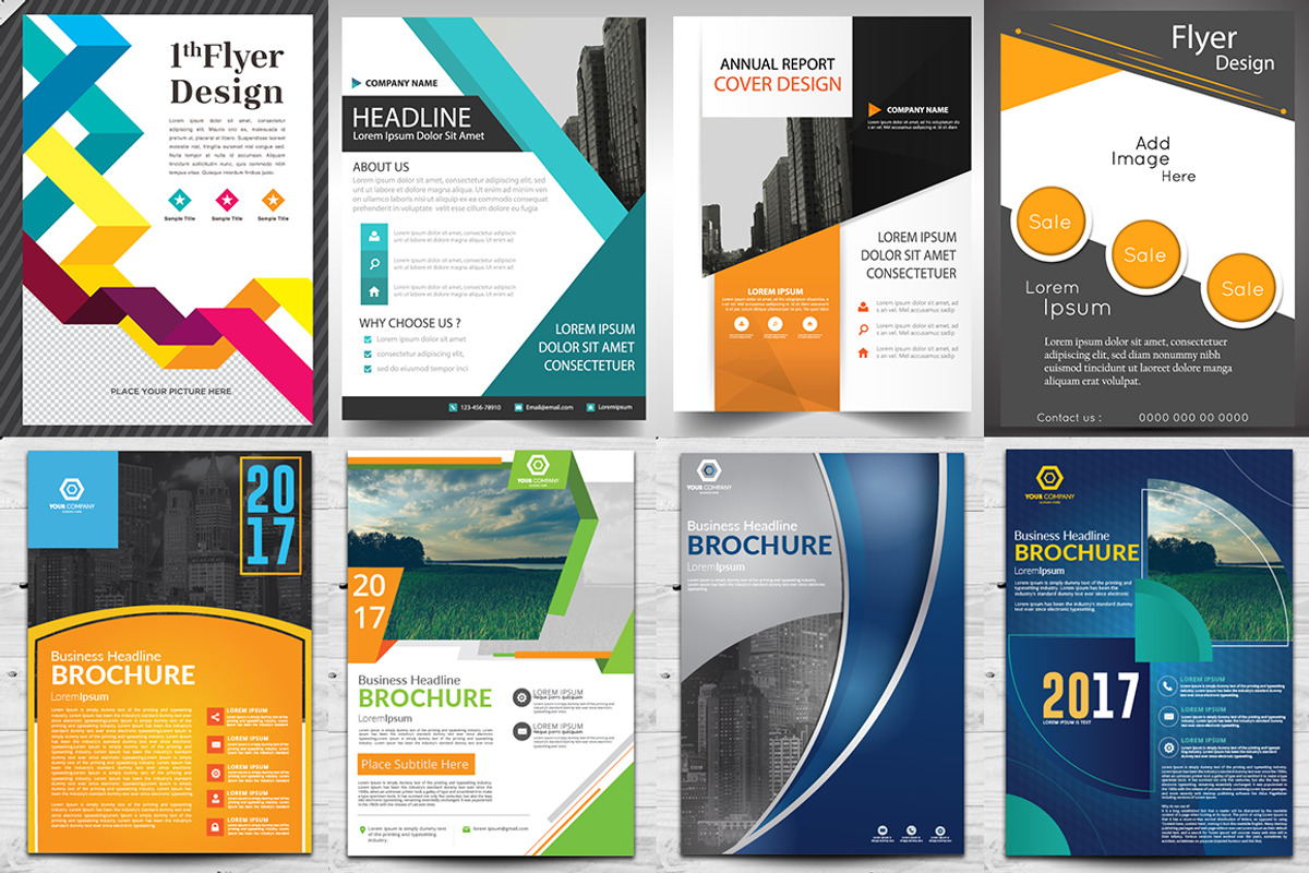 250+ Flyers Bundle 95% Extra, a Flyer Template by Imagine Design Studio (Photo 8 of 36)