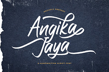 Angika Jaya - Handwritten Font