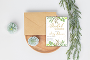 Bridal Shower & Save the Date Card, a Print Template by TheSimplySereneShop (Thumbnail 2 of 3)