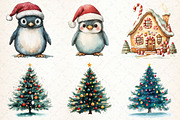 Whimsical Christmas Clipart Bundle, an Illustration by Libby Wishes (Thumbnail 6 of 7)