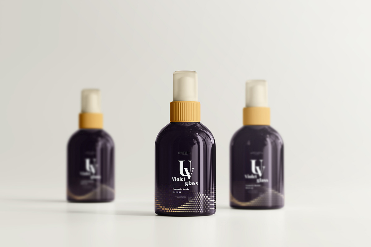 220+ Violet Glass Mock-up Bundle, a Cups & Container Mockup by pmvch (Photo 15 of 199)
