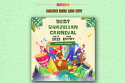 Poster Perayaan karnival Brazil, a Design Template by Eka Design (Thumbnail 4 of 4)