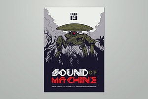 War Machine Vector Art Flyer, a Flyer Template by ashenterprise