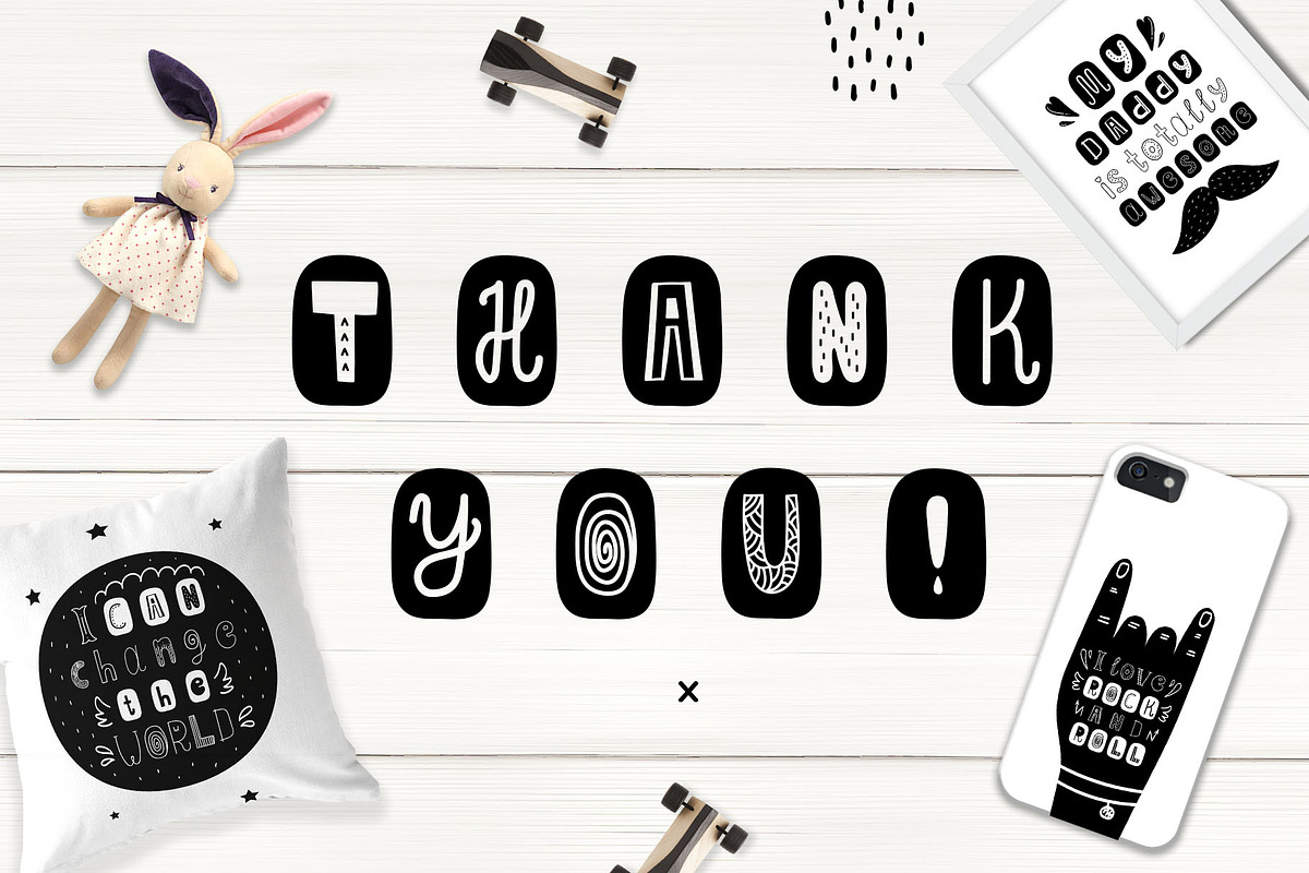 Scapegrace - Children Funny Font preview 5