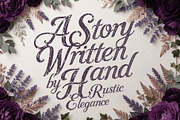 Bravitura Script - Rustic Elegance, a Script Font by HypeWorksCo (Thumbnail 5 of 15)
