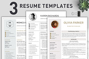 Resume Bundle / CV Bundle, a Resume Template by Klamp Studio (Thumbnail 1 of 7)