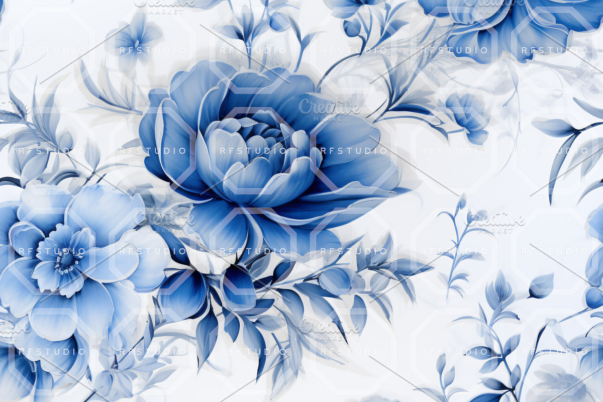 ROCAILLE CHINOISERIE. Seamlesss Pack, a Texture Illustration by RefinedFantasyStudio (Photo 9 of 9)