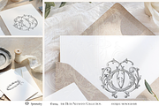 Antique Vintage Monogram Initial O, an Object Graphic by Antique Monograms (Thumbnail 2 of 4)