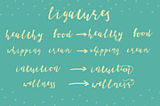 Cream of oatmeal font trio, a Script Font by Maria Zebroff (Thumbnail 6 of 7)