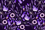Magic Lavender Pattern, a Pattern Graphic by GreyLilac (Thumbnail 2 of 3)
