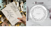 Olive Branch Line Art Clipart SVGs, a Decorative Illustration by Stellalunarts (Thumbnail 12 of 12)
