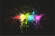 Paint Splash: 6 Backgrounds, a Person Illustration by vekstok (Thumbnail 1 of 6)