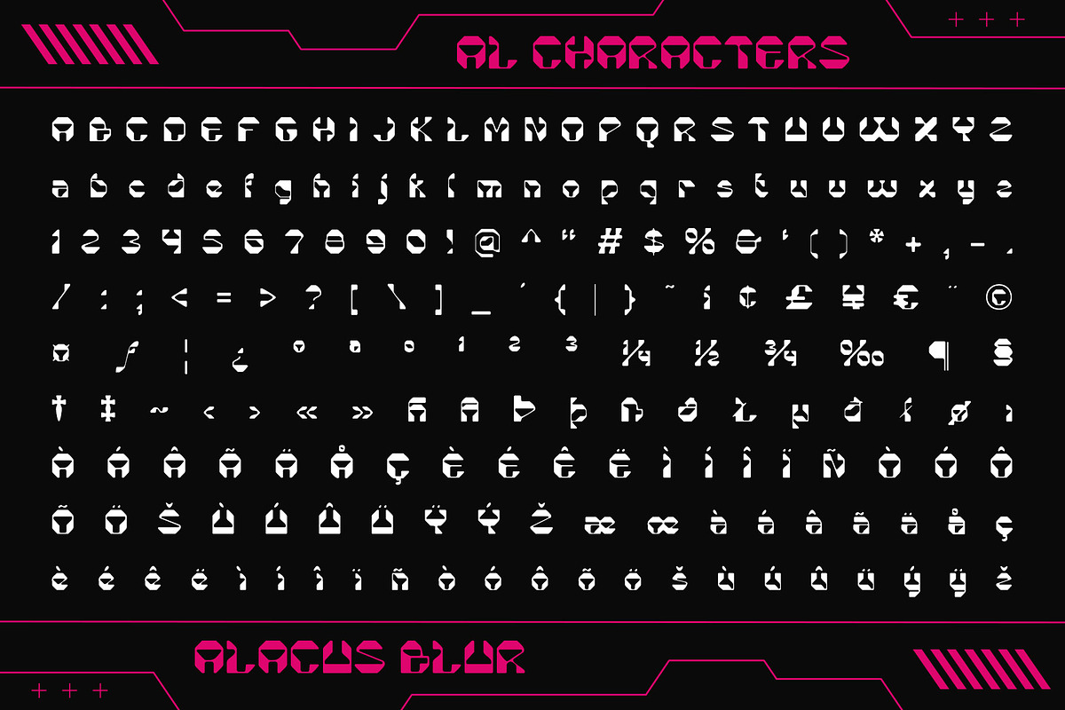 Alacus Blur, a Sans Serif Font by Craft Supply Co. (Photo 8 of 8)
