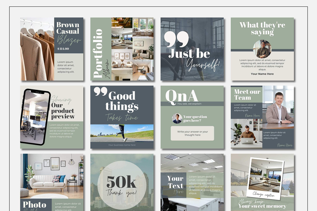 Modern Canva Instagram Template, a Social Media Template by Everyday Perfection (Photo 5 of 8)