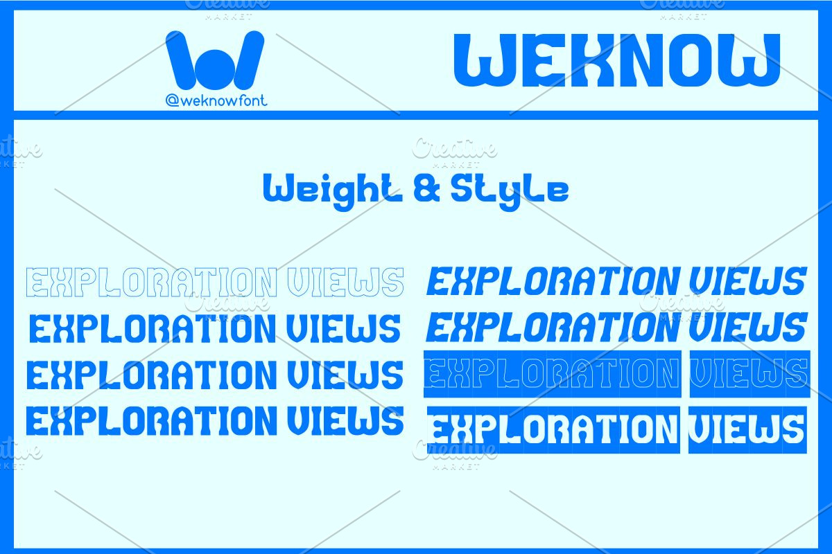 Exploration Views font, a Slab Serif Font by weknow (Photo 7 of 8)