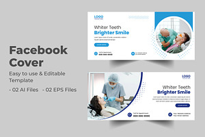 Dental Facebook Cover Template