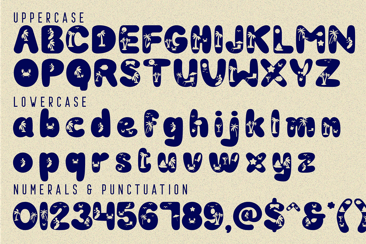 COASTAL ESSENCE - DECORATIVE FONT, a Sans Serif Font by 177Studio (Photo 7 of 8)