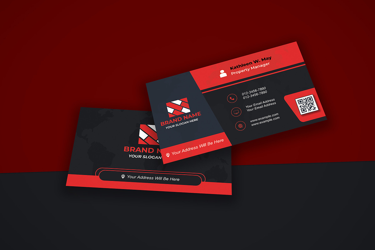Modern Minimal Business Card, a Business Card Template by Mohammad Sarfaraz (Photo 4 of 7)