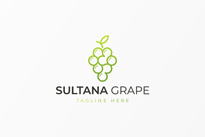 Sultana Grape Logo Letter S Concept, a Branding & Logo Template by Signatoro