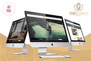 Lotus - Hotel Booking PSD Template, a Websites & App Template by EngoCreative.com (Thumbnail 1 of 5)