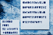 Decorative font. Altana, a Sans Serif Font by Volf Mockups (Thumbnail 8 of 9)