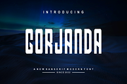 Gorjanda, a Font by puji_hartono (Thumbnail 1 of 5)