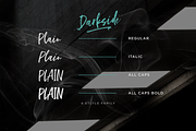 Darkside, a Script Font by Letteratom (Thumbnail 8 of 11)