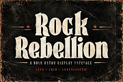 Rock Rebellion, a Serif Font by Wow Magic (Thumbnail 1 of 5)