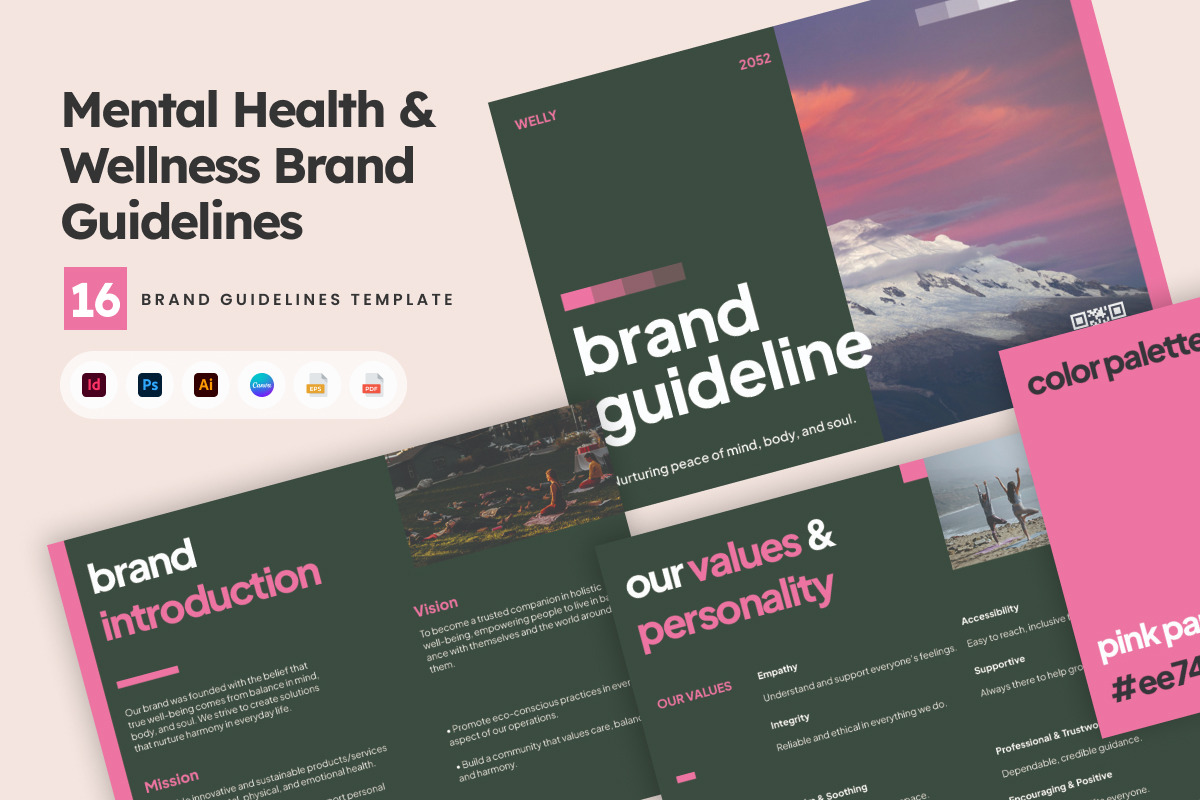 Calm & Modern Mental Health Brand