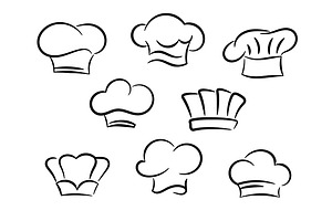 Chef And Cook Hats Set