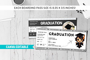 Graduation Boarding Pass Template, a Card Template by Snapybiz (Thumbnail 2 of 9)