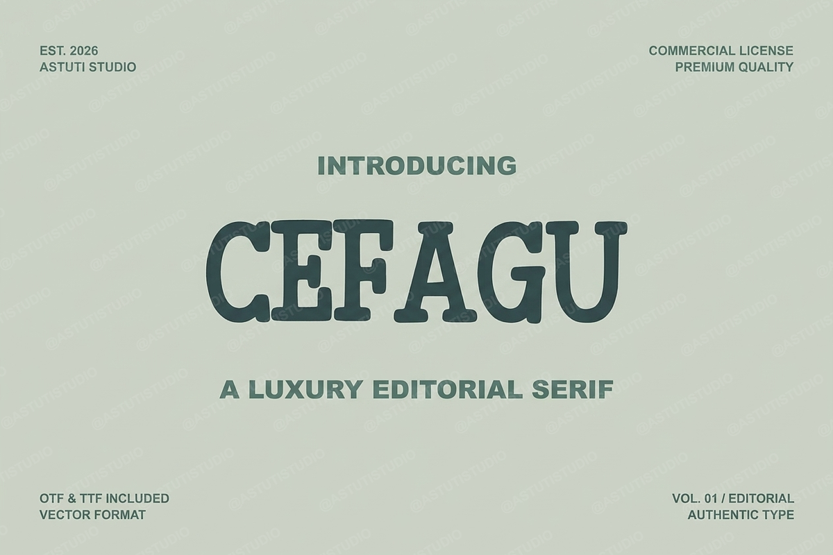 Cefagu | Modern Luxury Serif, a Serif Font by Astuti Studio (Photo 2 of 25)