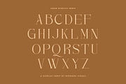 Aqub - Modern Serif Font, a Serif Font by Nirmana Visual (Thumbnail 3 of 10)