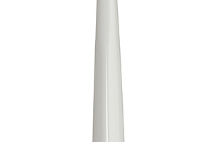 Plastic white toothbrush on isolated background, close up, a Health & Medical Photo by ndanko