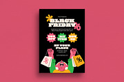 Black Friday Sale Event Flyer, a Flyer Template by Guuver (Thumbnail 1 of 3)