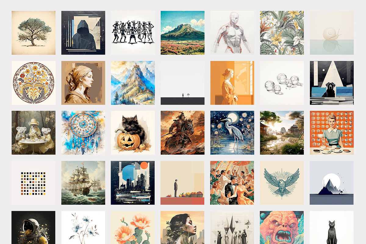 333 Eclectic Prints Collection, a Background Graphic by ApetekMarket (Photo 13 of 14)