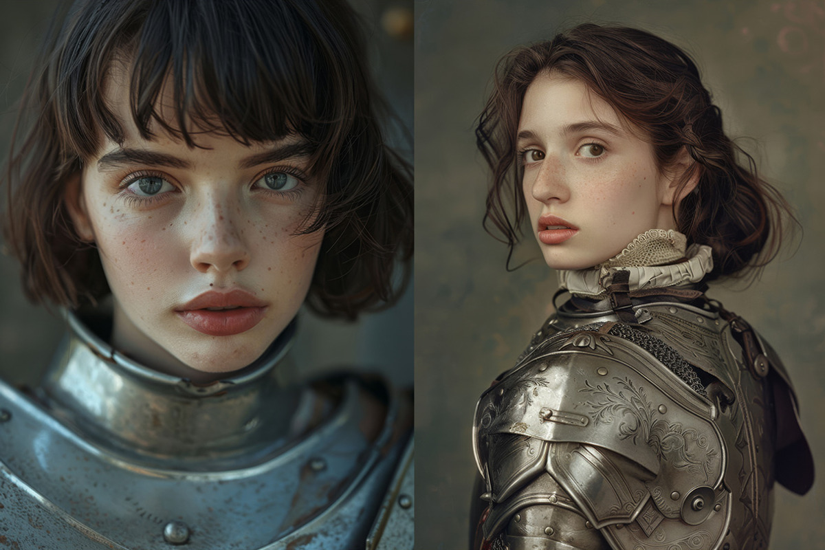 84 women knights in armor, a Person Photo by Handmadefont (Photo 7 of 13)