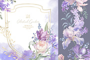 Iris Bouquets, wedding png, a Decorative Illustration by WonderWonder (Thumbnail 5 of 10)