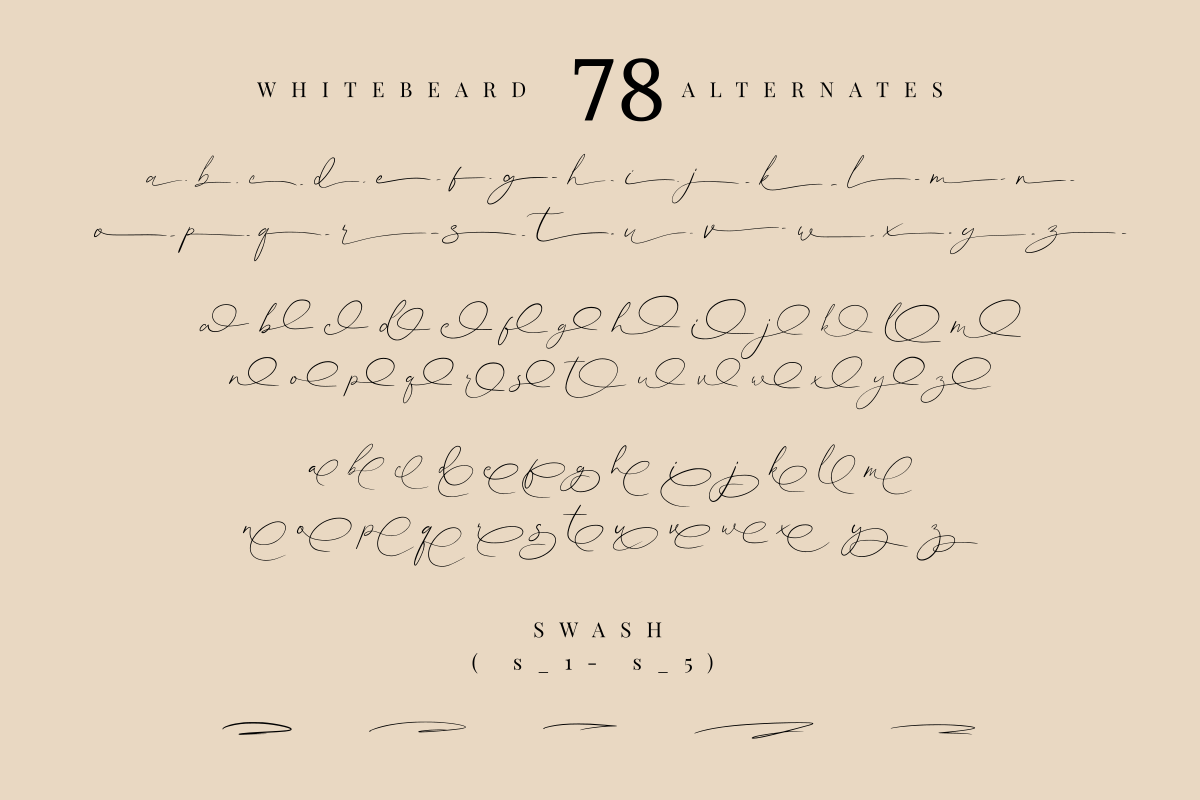Whitebeard | Handwritten font, a Handwritten Font by Rissyletter Studio (Photo 8 of 10)