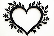 Floral Heart Wreath Bundle, an Illustration by BIPLOB EXPERT (Thumbnail 8 of 9)