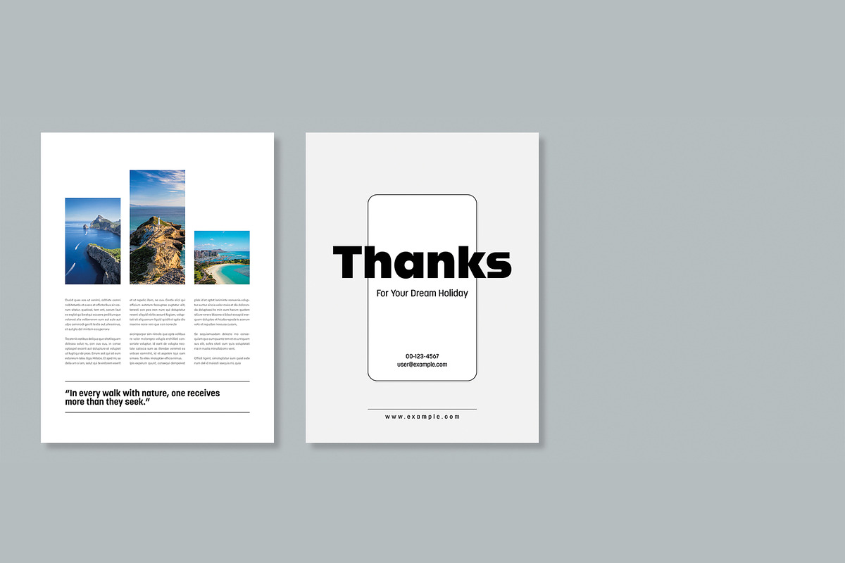 Travel Ebook Magazine Template preview 7