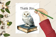 Winter Reading Clip Art, an Illustration by Creative Art (Thumbnail 5 of 8)