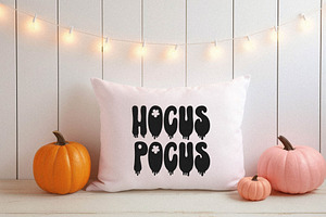 Hocus Pocus Boo Halloween Font